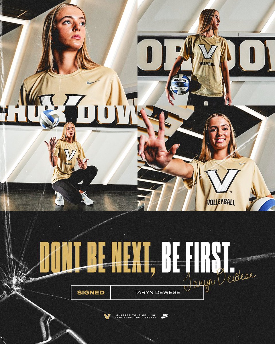 Signed ✍️

Taryn DeWese is making Nashville home! The setter with natural athleticism has officially signed her letter of intent to play for Vanderbilt volleyball.

Welcome to Commodore Nation, Taryn!

#AnchorDown