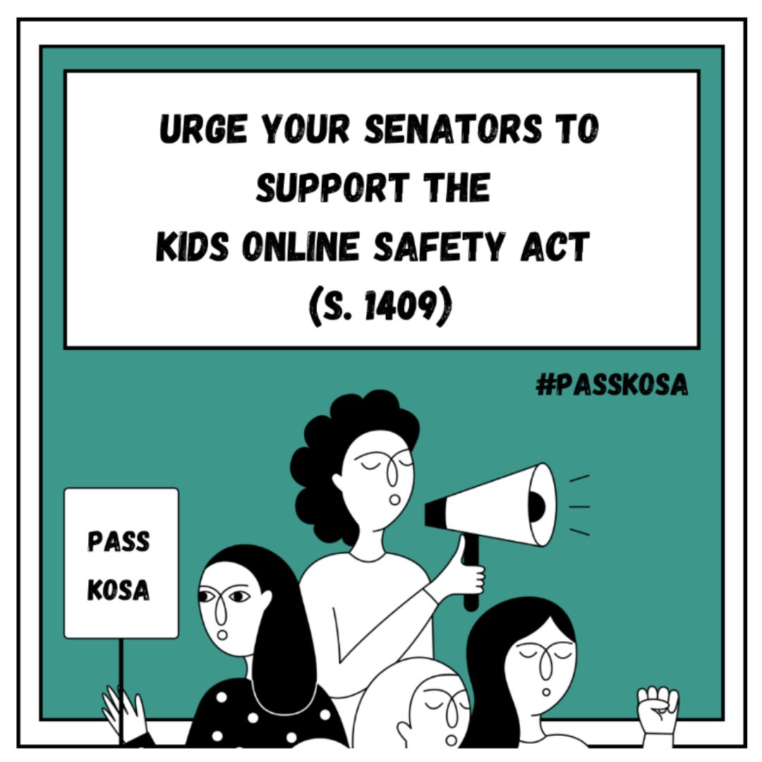 Social media companies must be held accountable for repeated failures to protect kids from their harmful practices. Help @edcoalition achieve this by telling your Senators to pass KOSA: bit.ly/45YMZMO. Read the letter: bit.ly/4623uaj #PassKOSA