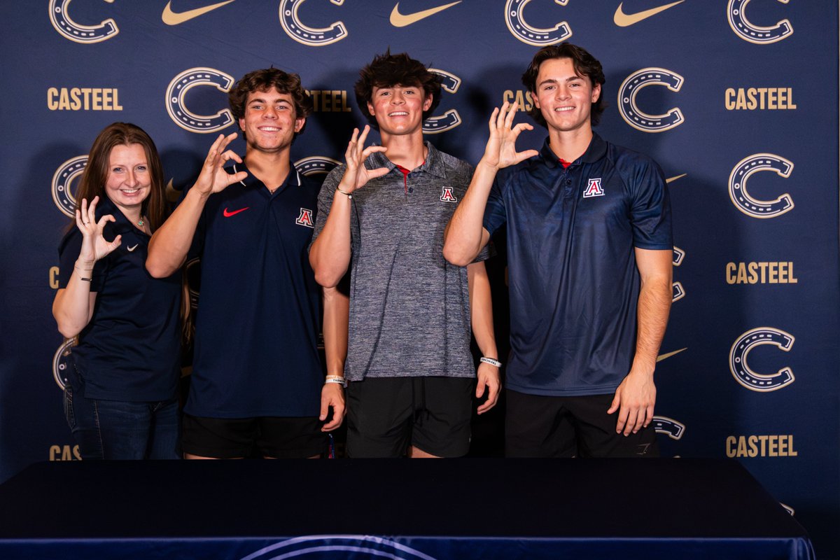 Arianna Grainey (@ariannagrainey) on Twitter photo The only time this Sun Devil will flash the Wildcat sign is for these boys. <a href="/KadeThompson24/">Kade thompson</a> <a href="/MasonRussell27/">Mason Russell</a> <a href="/tyler_russell33/">Tyler Russell</a> <a href="/CHSColtBaseball/">Casteel Colts Baseball</a>.
Hey <a href="/wildcatphotog/">Mike Christy</a> and <a href="/rebeccamsphoto/">Rebecca Sasnett</a> take care of these boys for me. The only time this Sun Devil will flash the Wildcat sign is for these boys. <a href="/KadeThompson24/">Kade thompson</a> <a href="/MasonRussell27/">Mason Russell</a> <a href="/tyler_russell33/">Tyler Russell</a> <a href="/CHSColtBaseball/">Casteel Colts Baseball</a>.
Hey <a href="/wildcatphotog/">Mike Christy</a> and <a href="/rebeccamsphoto/">Rebecca Sasnett</a> take care of these boys for me.