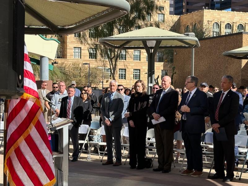 Today, we honored the brave men and women who serve and defend our country. About 1,200 of our County employees served in a branch of the US military, and many continue as reservists and members of the National Guard. Thank you for your commitment to this country and community!