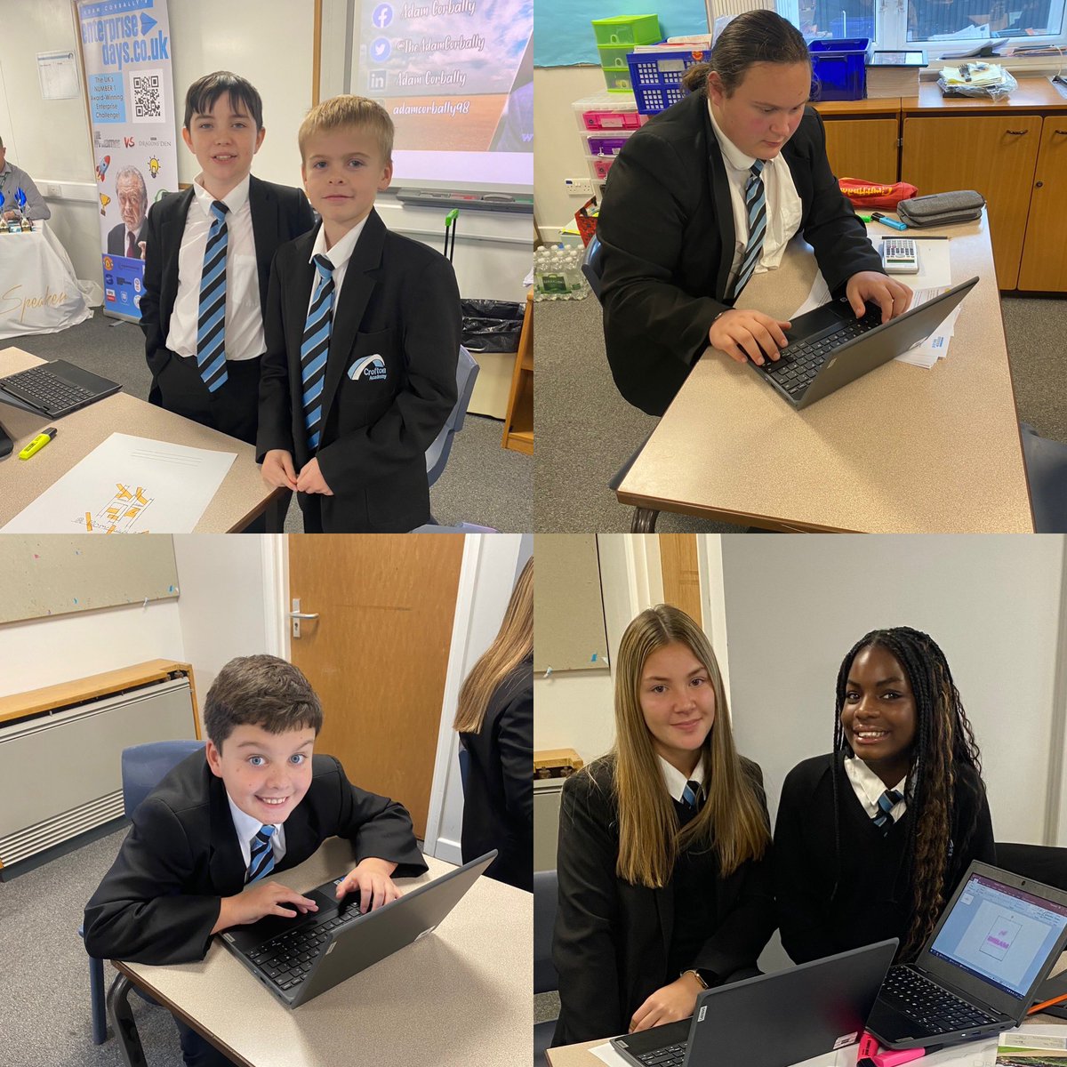 CroftonAcademy's tweet image. Well done to the yr 8 students who took part in the @UniOfHull Sparks Enterprise Day with @TheAdamCorbally. A fab day where everyone had the opportunity to develop their own business idea, work as a team and present their ideas to the judges tables. Very proud of all involved.