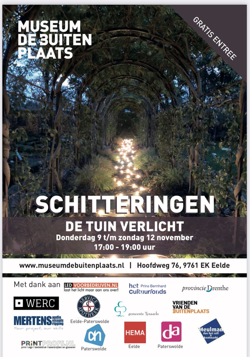 Kom je ook?
@MuBuPla #schitteringen #gratisentree