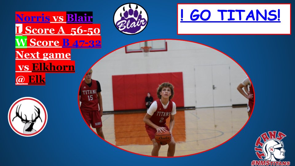 Norris vs Blair #nmstitans #believe #titanstogether
🔴⚪️🔵