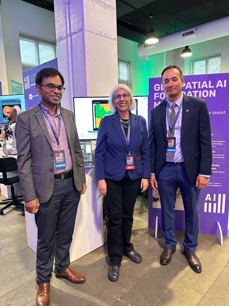 IBM Research (@ibmresearch) on Twitter photo IBM Research joined <a href="/WHOSTP/">White House Office of Science & Technology Policy</a> director Arati Prabhakar and <a href="/NASAEarth/">NASA Earth</a> yesterday at the #WHDemoDay to showcase our geospatial AI foundation model with NASA. Learn more about the model and how it can help accelerate climate discoveries here: ibm.co/46bJKRr IBM Research joined <a href="/WHOSTP/">White House Office of Science & Technology Policy</a> director Arati Prabhakar and <a href="/NASAEarth/">NASA Earth</a> yesterday at the #WHDemoDay to showcase our geospatial AI foundation model with NASA. Learn more about the model and how it can help accelerate climate discoveries here: ibm.co/46bJKRr