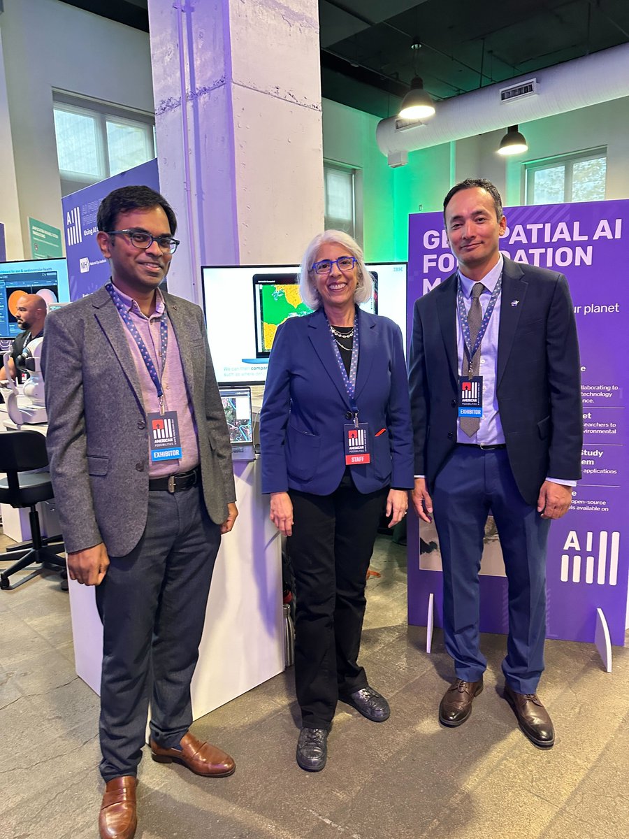 IBM Research joined @WHOSTP director Arati Prabhakar and @NASAEarth yesterday at the #WHDemoDay to showcase our geospatial AI foundation model with NASA. Learn more about the model and how it can help accelerate climate discoveries here: ibm.co/46bJKRr