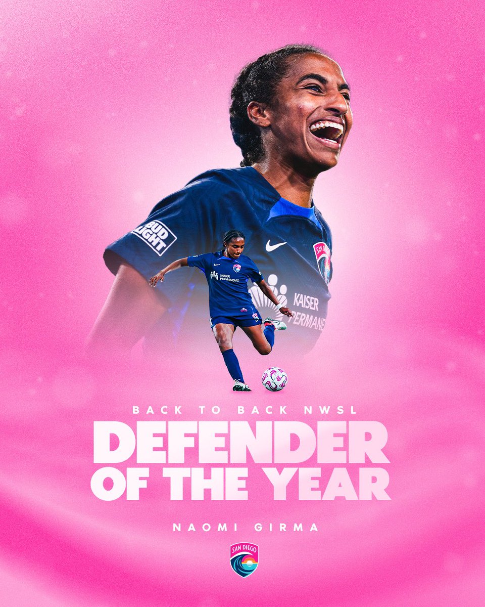 BACK2BACK 🏆 @naomi_girma is the @NWSL defender of the year (again)!