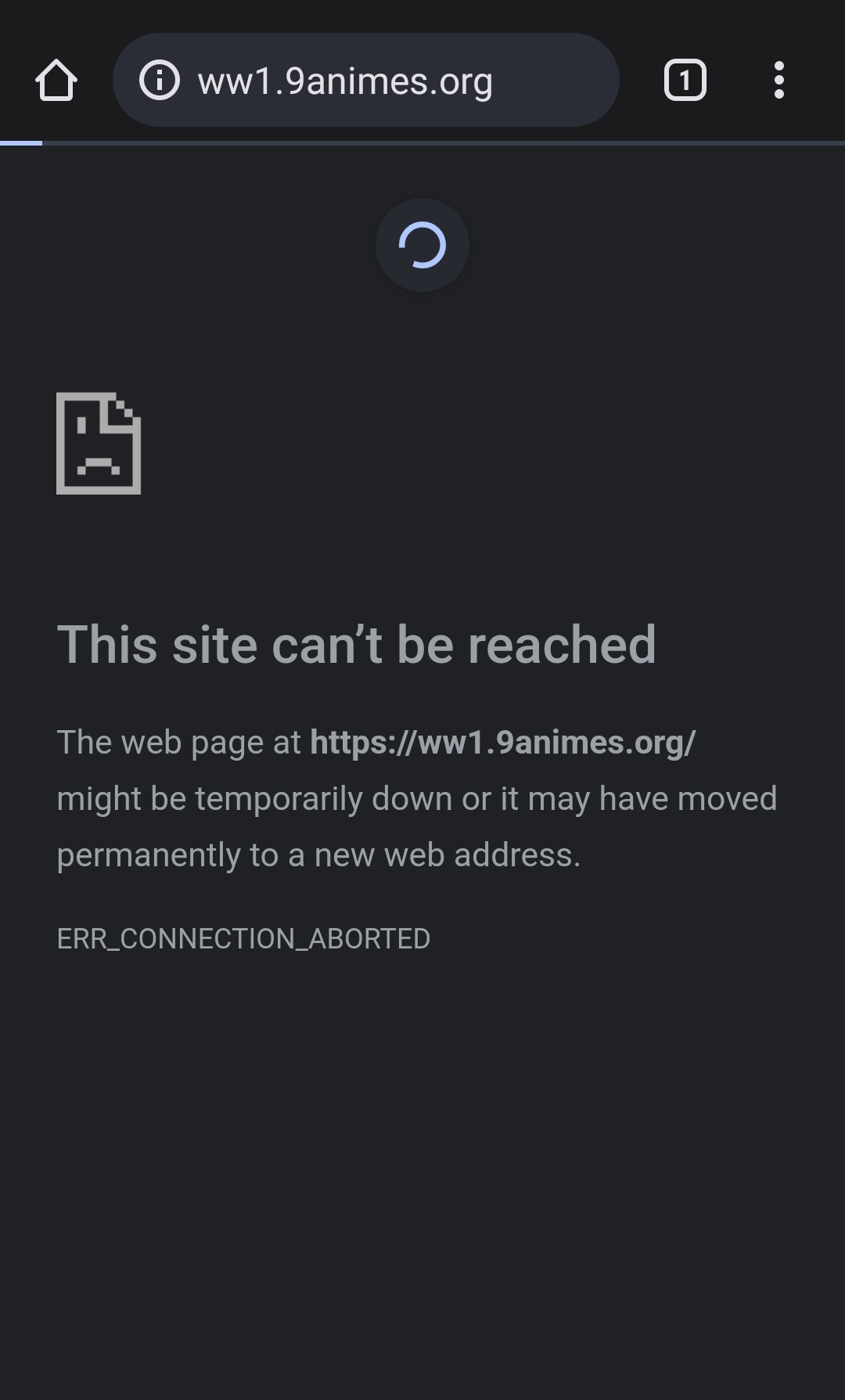 Sam on X: Several websites outside of crunchyroll are also crashed by gear  5 episode and a lot of ppl posted their screenshots on twitter 9anime  aniwatch Animepahe  / X
