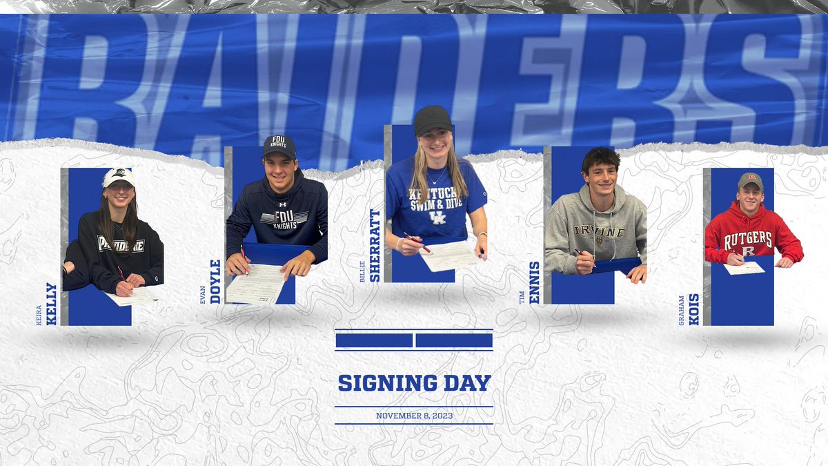 Congrats to our Raider NLI Signers!!!