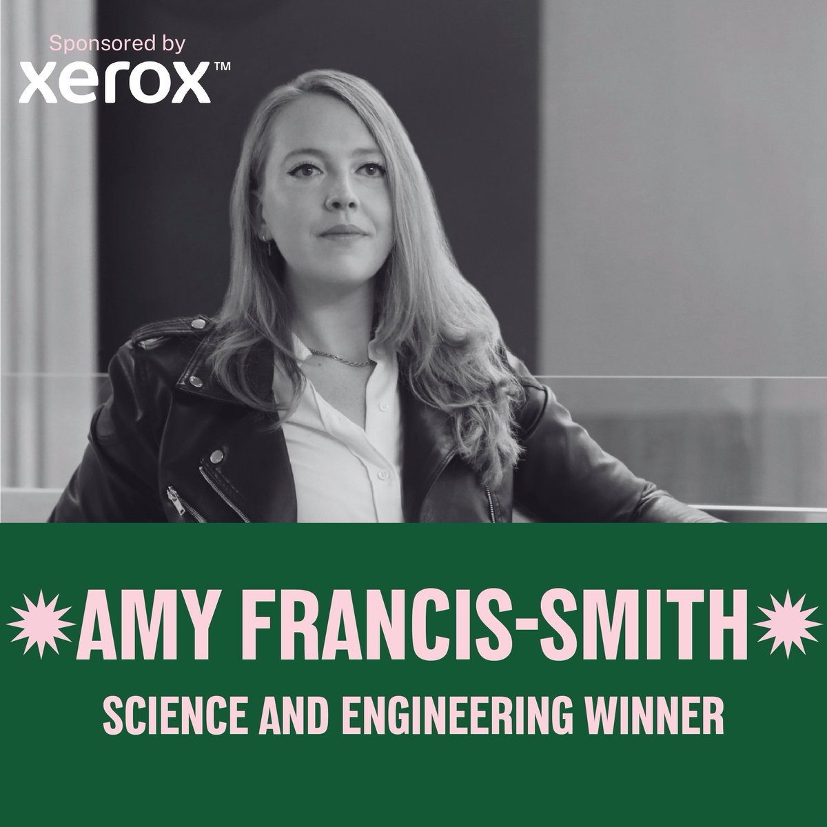 ShawTrust's tweet image. Onto our Science and Engineering category winner, Amy Francis Smith. Huge congratulations Amy, and thank you to Darren Cassidy from our sponsor, Xerox, for announcing this award.

#DemandTheChange #DisabilityPower100
