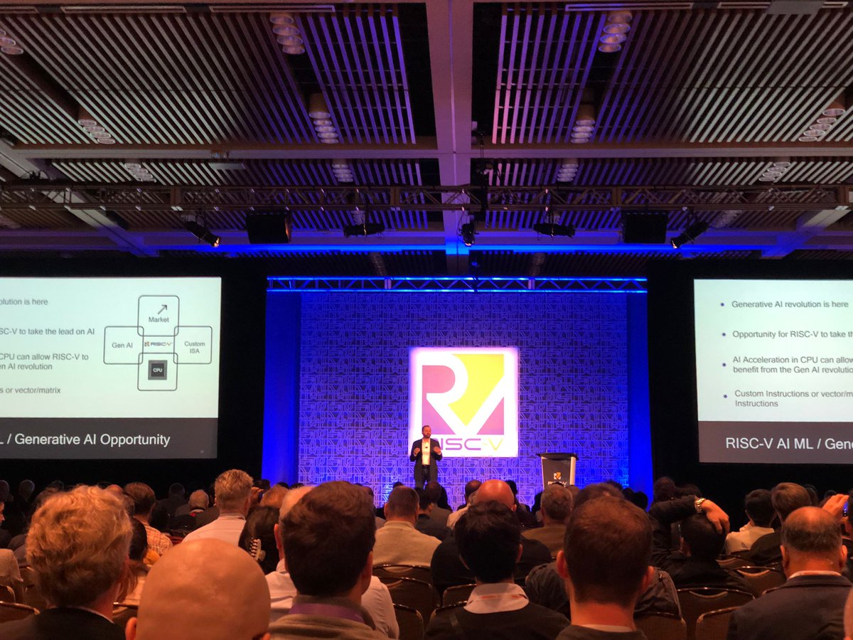 codethink's tweet photo. Our Codethings are at the #riscvsummit today!  We're thrilled to be a part of this event and looking forward to connecting with others in the industry. If you're attending, please don't hesitate to say hello! 

#riscveverywhere @RISCVInternational https://t.co/rRYqD2mNon