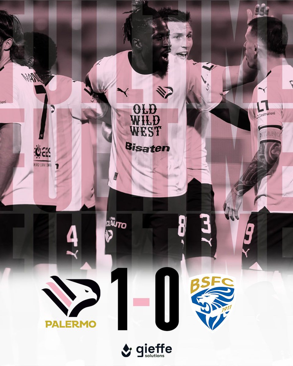 Palermofficial's tweet photo. โฑ๏ธ FULL TIME
๐ฒ #siamoaquile ๐ฆ
#PalBre https://t.co/sQcWiB5iW2