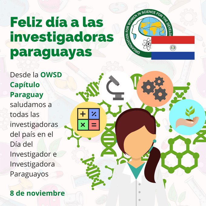 8 de noviembre: “Día del investigador paraguayo”