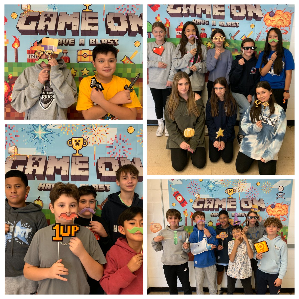Part 2!!
So much fun during our Arcade Day celebrating days and days of hard work! Students were able to play all of their teamates' games while enjoying some photo ops! <a href="/Bloxels1/">Bloxels</a> <a href="/OMS_NY/">Oceanside MS</a> <a href="/MrsFWasserman/">Francesca Wasserman</a> #bloxels #gameon #middleschoollibrary #middleschool #saycheese <a href="/Mrs_Lupia_/">Mrs. Lupia</a>