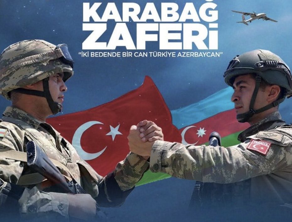 #TekMilletikiDevlet 🇹🇷🇦🇿
 Kardeş   Azerbaycan’ın  #Karabağ Zaferi'nin 3. yıl dönümü olan 8 Kasım Zafer Günü'nü yürekten tebrik ediyorum.

Şehitlerimizi rahmet, gazilerimizi saygıyla yad ediyorum. 
#Azerbaycan
