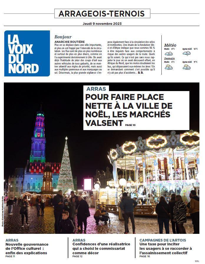 Bonjour à tous ! Voici la première page de votre édition locale de ce jeudi 9 novembre.
La suite, c'est par ici 👇
lavoixdunord.fr/region/arras-e…