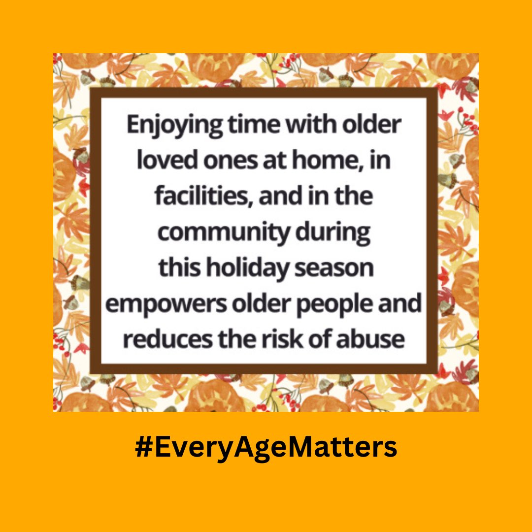 ProSeniorsInc's tweet image. How are you including older members of our community in your festivities?
#empower #ReframingAging
