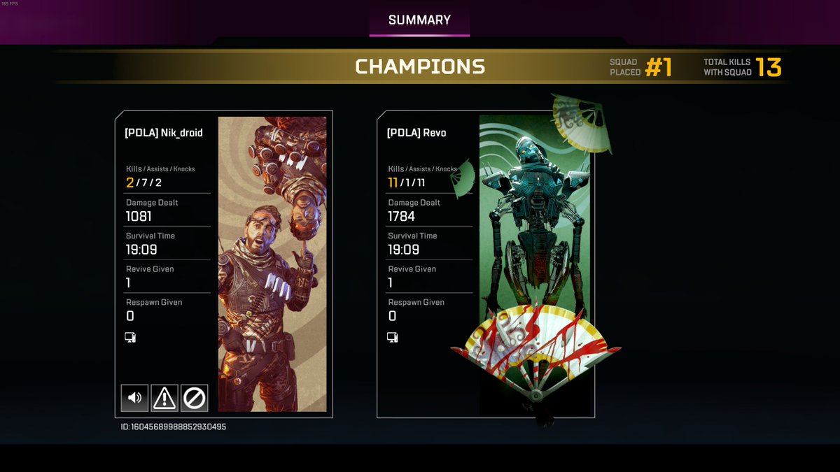 MrComputerRevo's tweet photo. My best Apex game so far after 500 hours lol https://t.co/5w8hHA2fnY
