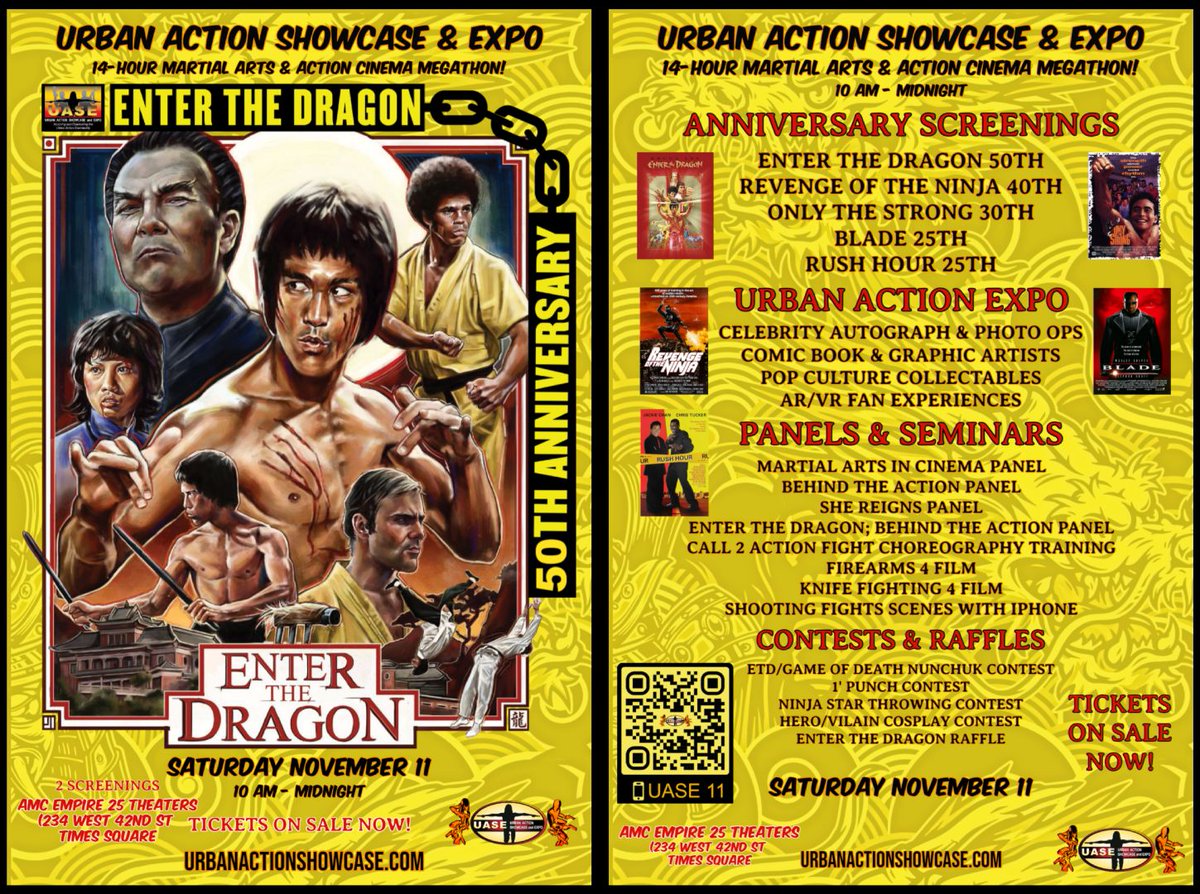 TODAY! 

#UASE11 
#BruceLEe