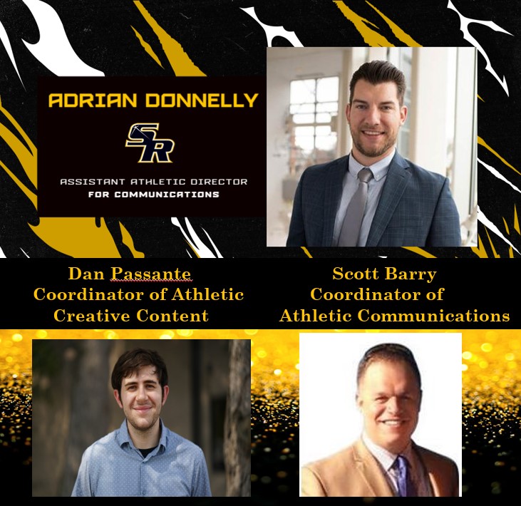 Incredibly grateful our <a href="/gogoldenknights/">Saint Rose Athletics</a>  benefit from this talented, creative, committed team of Athletic  Communications stars <a href="/DannytheMannyP/">Dan Passante</a> @_adriandonnelly <a href="/fixafield/">fixafield</a> <a href="/TheNortheast10/">The NE10</a> <a href="/NCAADII/">NCAA Division II</a> <a href="/CollSportsComm/">College Sports Communicators</a> #CelebrateCSC