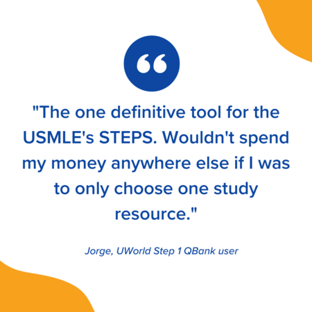 Thank you for sharing your feedback about UWorld, Jorge! 🙏

#usmle #usmleprep #testimonial #uworld #testprep #studygram #uworldmedical #medschool #medstudent