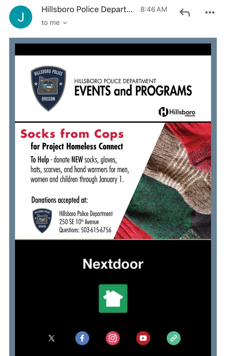 enJOY Dragonfly LLC (@enjoydragonfly) on Twitter photo When you choose to support my business, you will also be helping to give back to our community! My first enJOY donation is being hand-delivered today! Please consider supporting this wonderful cause that I contribute to annually. #socksfromcops <a href="/HillsboroPolice/">Hillsboro Police Dept</a> <a href="/CityofHillsboro/">City of Hillsboro OR</a> When you choose to support my business, you will also be helping to give back to our community! My first enJOY donation is being hand-delivered today! Please consider supporting this wonderful cause that I contribute to annually. #socksfromcops <a href="/HillsboroPolice/">Hillsboro Police Dept</a> <a href="/CityofHillsboro/">City of Hillsboro OR</a>