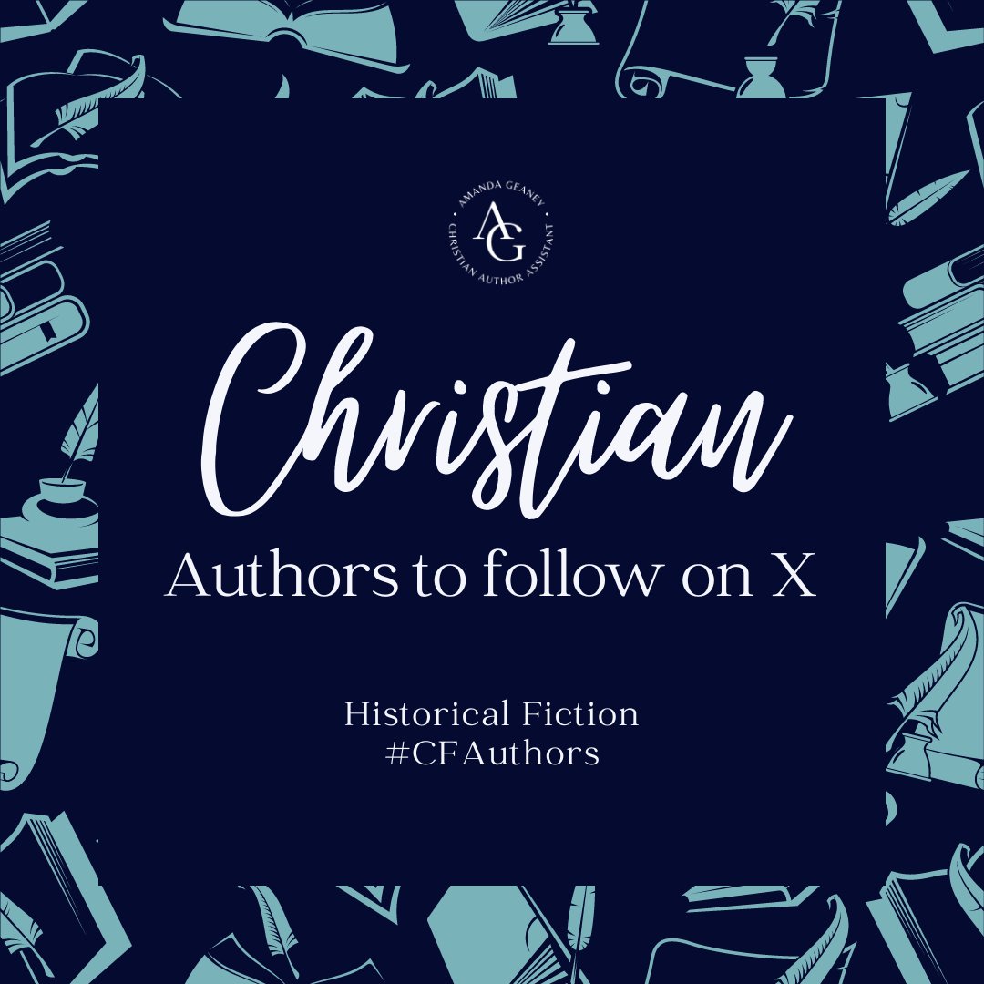 π°πΌπ°π½π³π° πΆπ΄π°π½π΄π (@amandageaney) on Twitter photo Dive into captivating stories that bring the past to life! Follow these amazing Christian authors for inspiring and page-turning reads:
#HistorialFiction
<a href="/KCambronAuthor/">Kristy Cambron</a>
<a href="/MarilynTurk/">Marilyn Turk</a>
<a href="/SusanGMathis/">Susan G Mathis</a>
<a href="/AnnFryer7/">Ann Elizabeth Fryer</a>
<a href="/1JessicaMcCarty/">Jessica McCarty</a>
<a href="/CarolynMAuthor/">Carolyn Miller</a>
@sarat1701
<a href="/J_C_Hopkins/">Janice Cole Hopkins</a>
<a href="/JanetGrunst/">Janet Grunst</a> Dive into captivating stories that bring the past to life! Follow these amazing Christian authors for inspiring and page-turning reads:
#HistorialFiction
<a href="/KCambronAuthor/">Kristy Cambron</a>
<a href="/MarilynTurk/">Marilyn Turk</a>
<a href="/SusanGMathis/">Susan G Mathis</a>
<a href="/AnnFryer7/">Ann Elizabeth Fryer</a>
<a href="/1JessicaMcCarty/">Jessica McCarty</a>
<a href="/CarolynMAuthor/">Carolyn Miller</a>
@sarat1701
<a href="/J_C_Hopkins/">Janice Cole Hopkins</a>
<a href="/JanetGrunst/">Janet Grunst</a>