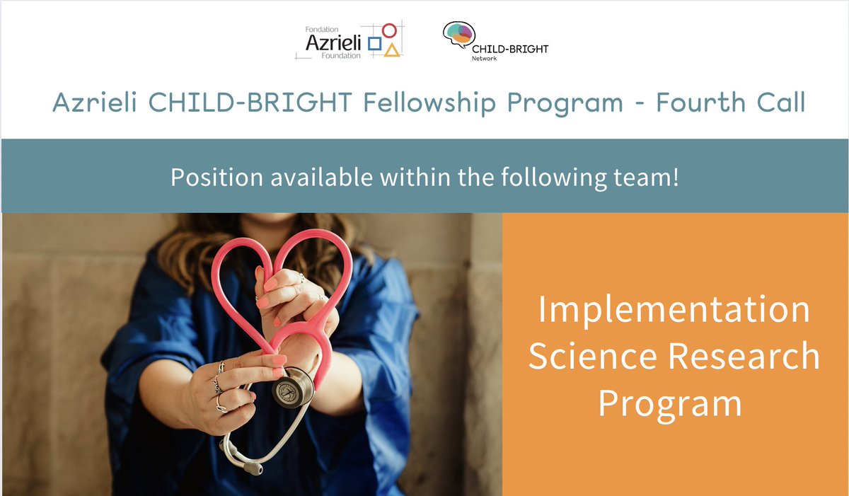 CHILD-BRIGHT Network (@childbrightnet) on Twitter photo FELLOWSHIP: Janet Curran (<a href="/JCurran_lab/">Strengthening Transitions in Care Lab</a>) is seeking a fellow to join the Implementation Science Research Program, which aims to build knowledge related to brain-based developmental disability implementation research. Apply by November 22: child-bright.ca/postdoctoral-f⦠FELLOWSHIP: Janet Curran (<a href="/JCurran_lab/">Strengthening Transitions in Care Lab</a>) is seeking a fellow to join the Implementation Science Research Program, which aims to build knowledge related to brain-based developmental disability implementation research. Apply by November 22: child-bright.ca/postdoctoral-fā¦