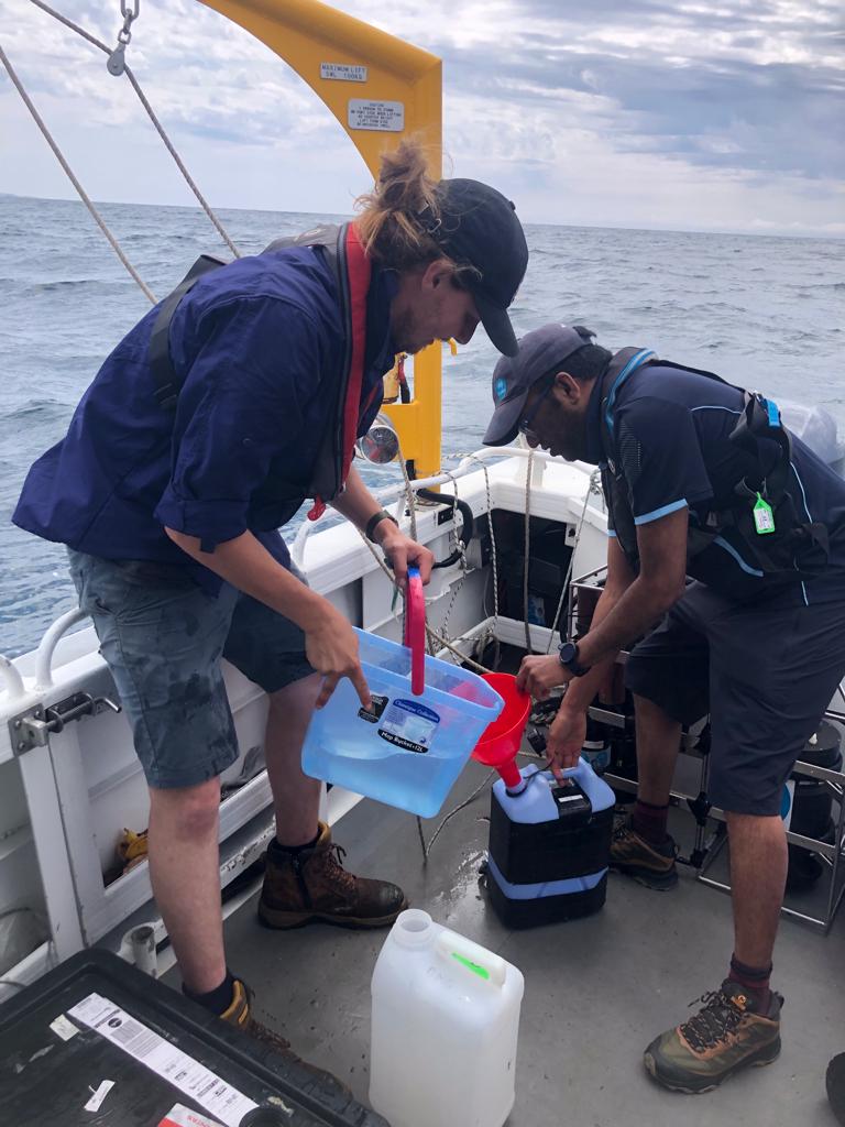 Nagur Cherukuru (@nagurcherukuru) on Twitter photo Completed bio-optical survey in Clyde River and adjacent coastal waters, NSW. Spectral libraries generated will help regional remote sensing models and water quality mapping in support of NSW Marine Estate Management Stratergy. <a href="/CSIRO/">CSIRO</a>  #AquaWatch Australia @NSWDPIE_Water Completed bio-optical survey in Clyde River and adjacent coastal waters, NSW. Spectral libraries generated will help regional remote sensing models and water quality mapping in support of NSW Marine Estate Management Stratergy. <a href="/CSIRO/">CSIRO</a>  #AquaWatch Australia @NSWDPIE_Water