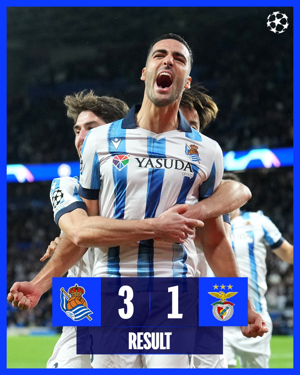 Unbeaten La Real close in on last 16 👏

#UCL