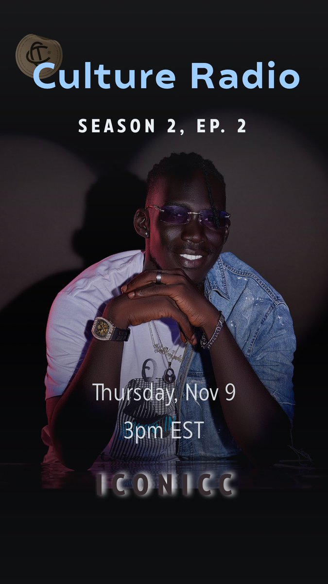 RobynLCharles's tweet photo. CULTURE RADIO via TCC Season 2 Ep 2 #AFROWEEK Featuring @iconiccgambia Culture Tape Vol 1 WINNER! We’re heating up all the way from #WestAfrica #Gambia Hosted by yours truly & our Cohost @FulpJon Set your reminders for this Thursday @ our NEW TIME 3pm EST
https://t.co/ULoc1Xe7nK https://t.co/vmsSXSlUwn