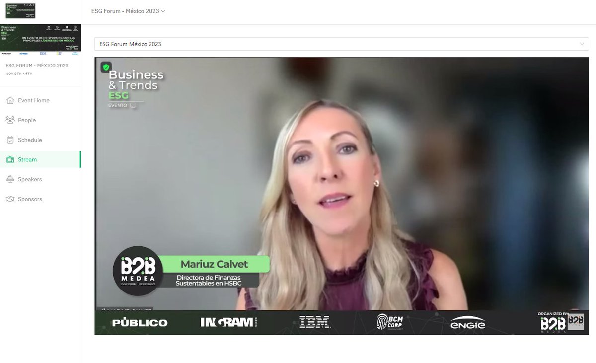 gggimex's tweet photo. #Noticia 📢 El día de hoy, Gabriela Rodríguez, nuestra Oficial de Política y Finanzas Sostenibles, participó en el ESG Forum - México 2023 organizado por #B2BMedea, con el panel "Implementando la Taxonomía Sostenible: Aplicaciones y Desafíos", de la mano de @MariuzCalvetR, Directora de Finanzas Sustentables de @HSBC_MX.