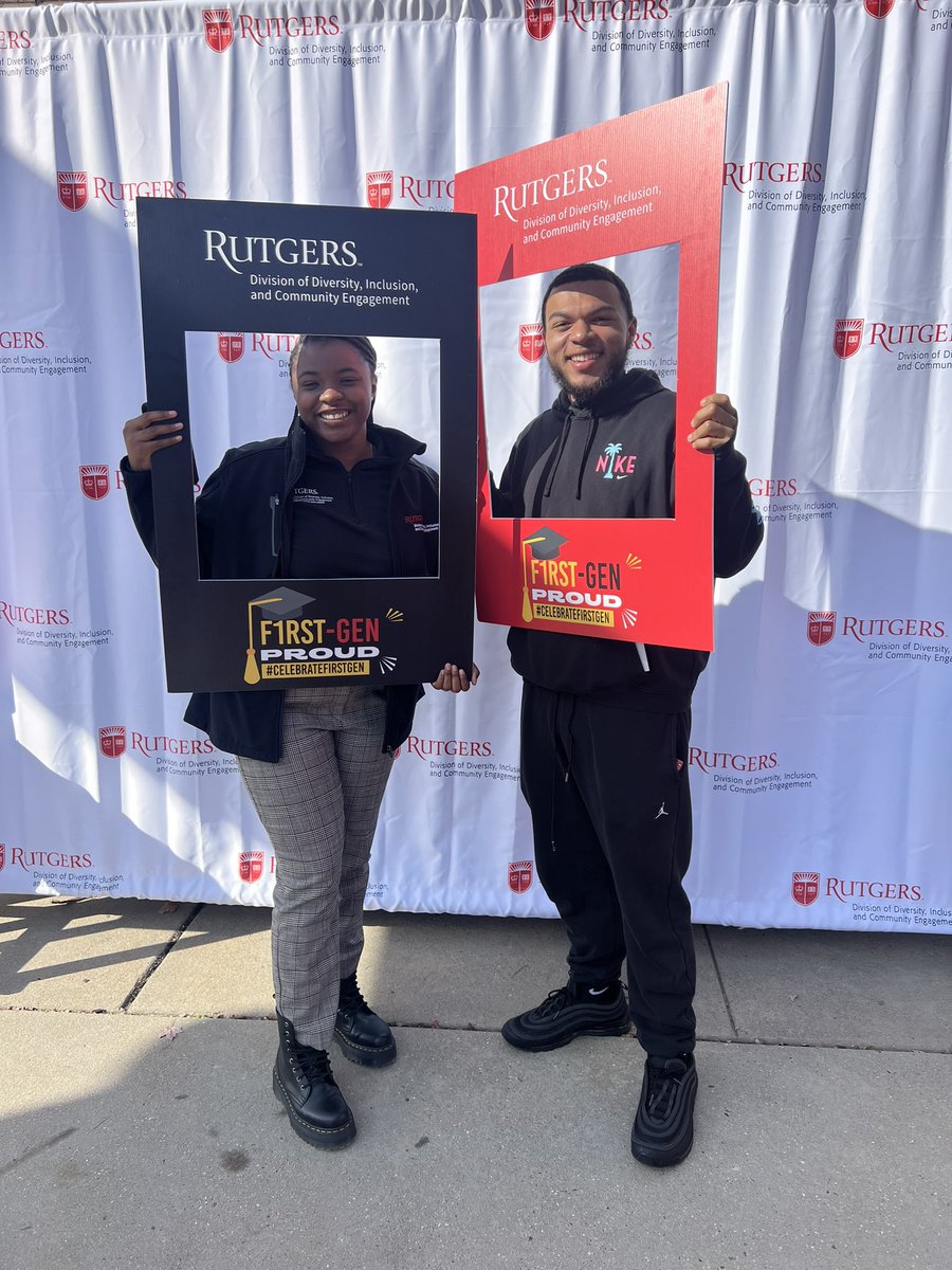 JackashaWiley's tweet image. Celebrating National First Generation College Celebration Day with @ru_ububms @sssrutgers @runbmcnair #celebratefirstgen #firstgenproud #trioworks