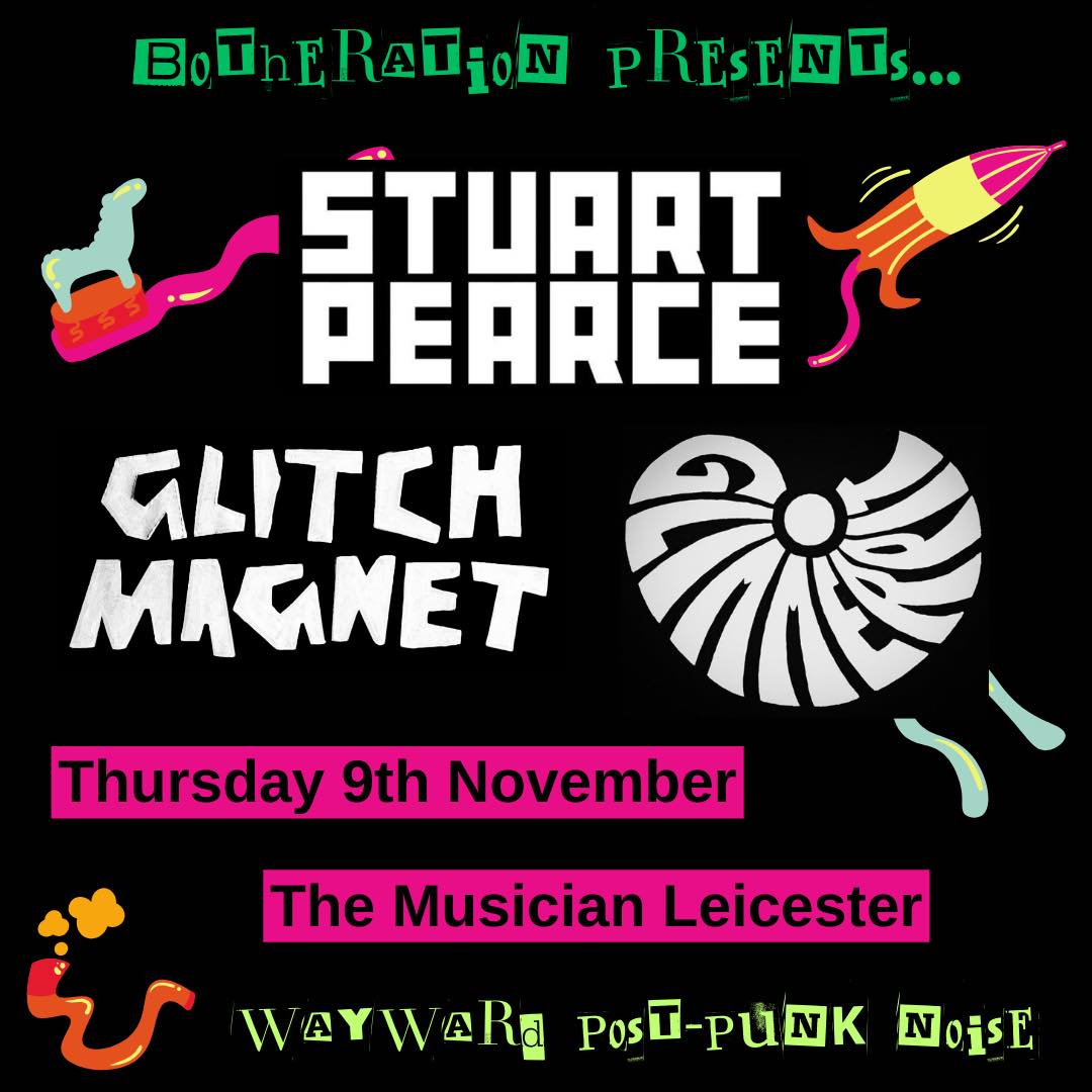 GLIMMERPIT (@glimmerpit) on Twitter photo Tomorrow night's the night for noisy shenanigans at The Musician Pub in Leicester with treats for your ears from <a href="/magnet_glitch/">Glitch Magnet</a> <a href="/Stu_ART_Pearce/">Stuart Pearce</a> and us!
See you there! 🛣️🚙🥁🎹🎸
Adv tickets: ticketweb.uk/event/glitch-m… Tomorrow night's the night for noisy shenanigans at The Musician Pub in Leicester with treats for your ears from <a href="/magnet_glitch/">Glitch Magnet</a> <a href="/Stu_ART_Pearce/">Stuart Pearce</a> and us!
See you there! 🛣️🚙🥁🎹🎸
Adv tickets: ticketweb.uk/event/glitch-m…