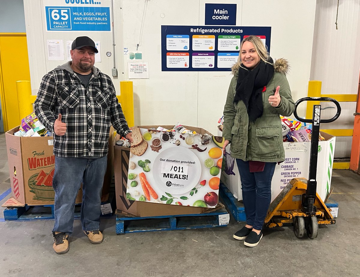 A big shout out to our Polar Bear community for collecting 1294 lbs of food for our food drive. This is enough to provide 1011 meals! A big thank you to McCulligh family for their generosity and support! #WCDSBAwesome #GoPolarBears