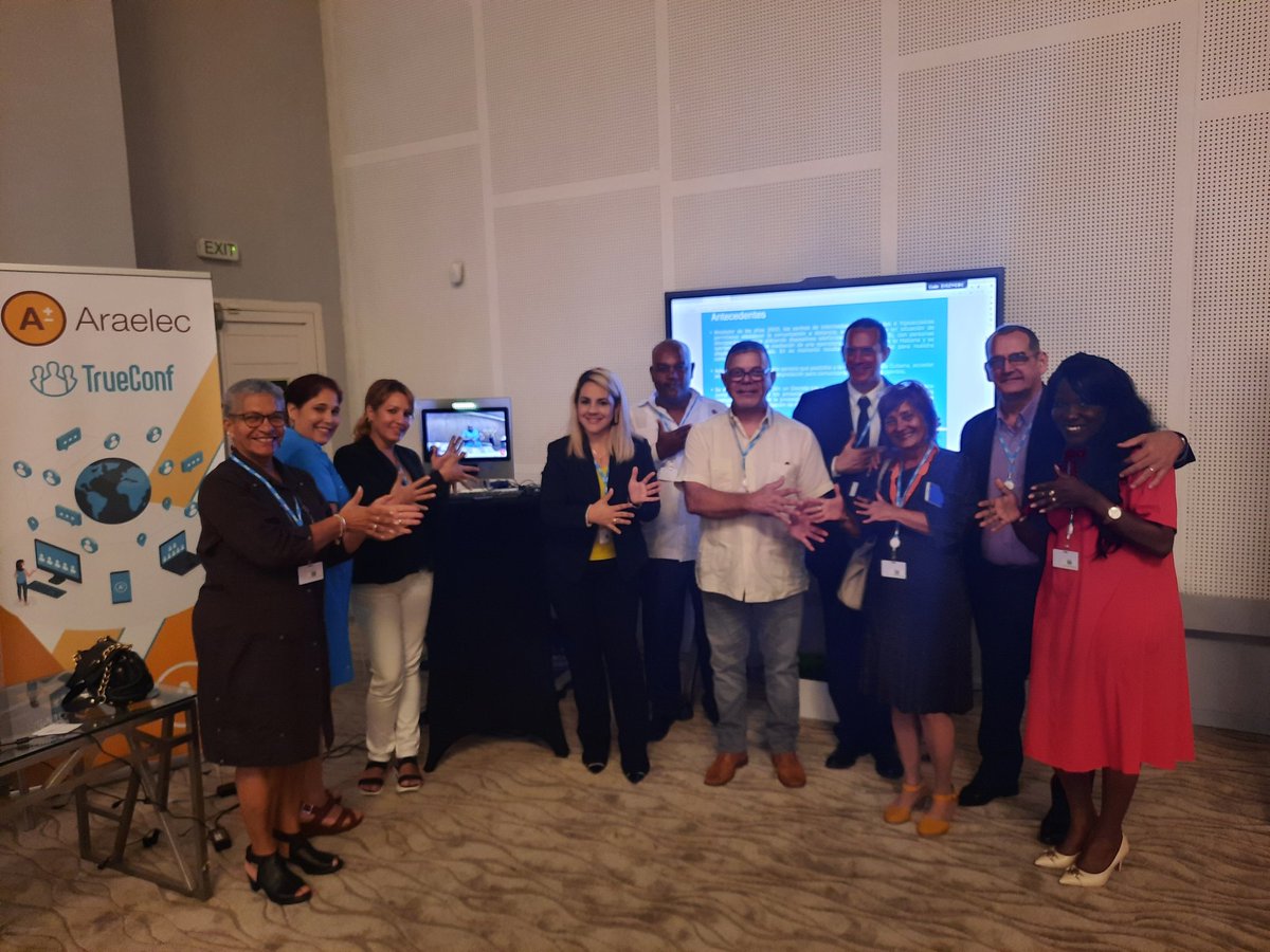 LazJimenezR's tweet image. De conjunto con la #ANSOC y @Araelec_,  @ETECSA_Cuba  presenta hoy en "América Accesible 2023"
👉 "Proyecto Centro de Intermediación para personas con discapacidad auditiva"
Una iniciativa para impulsar la inclusión de Todos y Todas en el uso de las #TICs