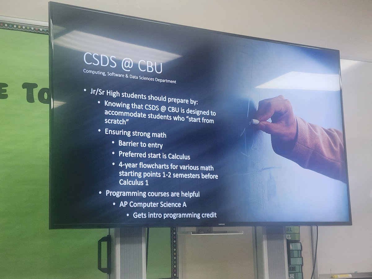 yshimojyo's tweet photo. Ensure strong mathematics, preferred start is Calculus to support CS success in college. @step_stem_ie #Counselor #STEPCon23 @RCOE @RCOECTE @RCOESTEM https://t.co/1T0fOEwVZL