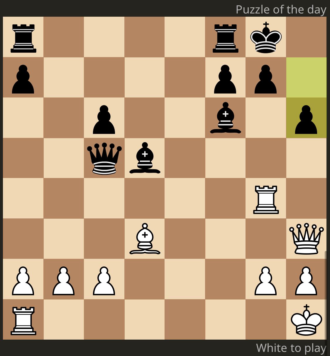 lichess.org on X: Your turn! Can you solve our chess puzzle of the day? 🤔 White to move and win / X