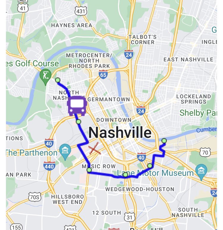 Today at 6 - plus another good <a href="/WeGoTransit/">WeGo Public Transit</a> route option from <a href="/theManaen/">Manaen</a> : Route 75 (but doesn't run after 6:30pm) wegotransit.com/ride/maps-sche…