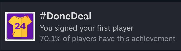 30% of people who have the game haven't even signed anyone yet 😭