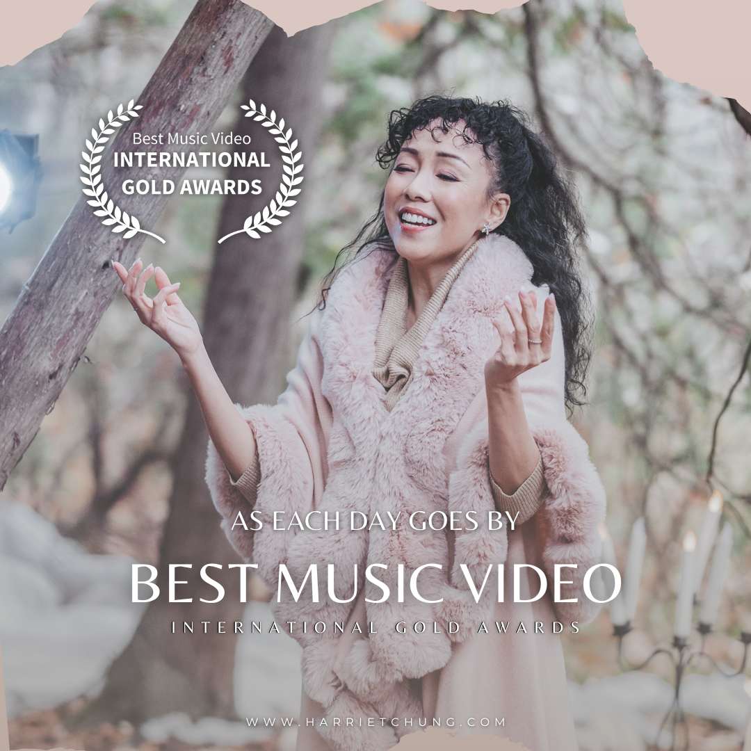 HarrietChung4's tweet photo. 📷📷 We're thrilled to announce that 'As Each Day Goes By' has won the award for Best Music Video at the International Gold Awards!
#Harrietchung #singer #music #artist #singersongwriter #originalsong #singing #vocalcoach #singerlife #localtalent #torontosinger https://t.co/vZsG6Ke03k
