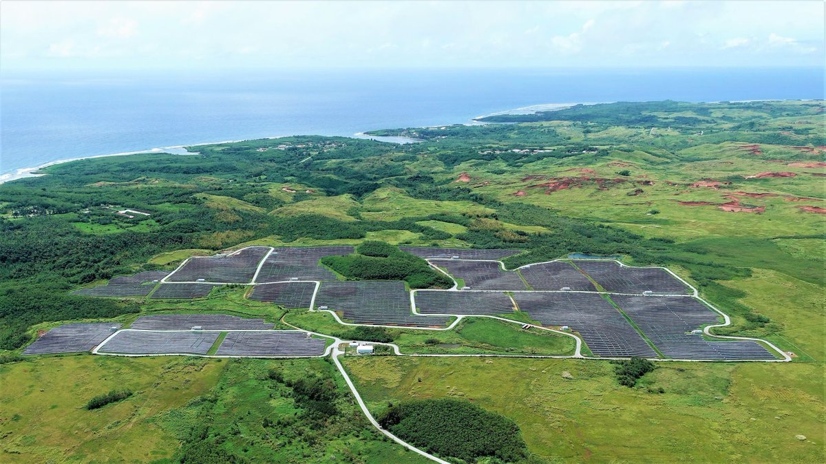 Guam may seem like an unlikely spot to invest in #renewableenergy.

However, future clean energy development on Guam is promising and on the path for 50% of the nation’s power come from renewable sources by 2035, increasing to 100% by 2045.

Check out how our Dandan solar farm in