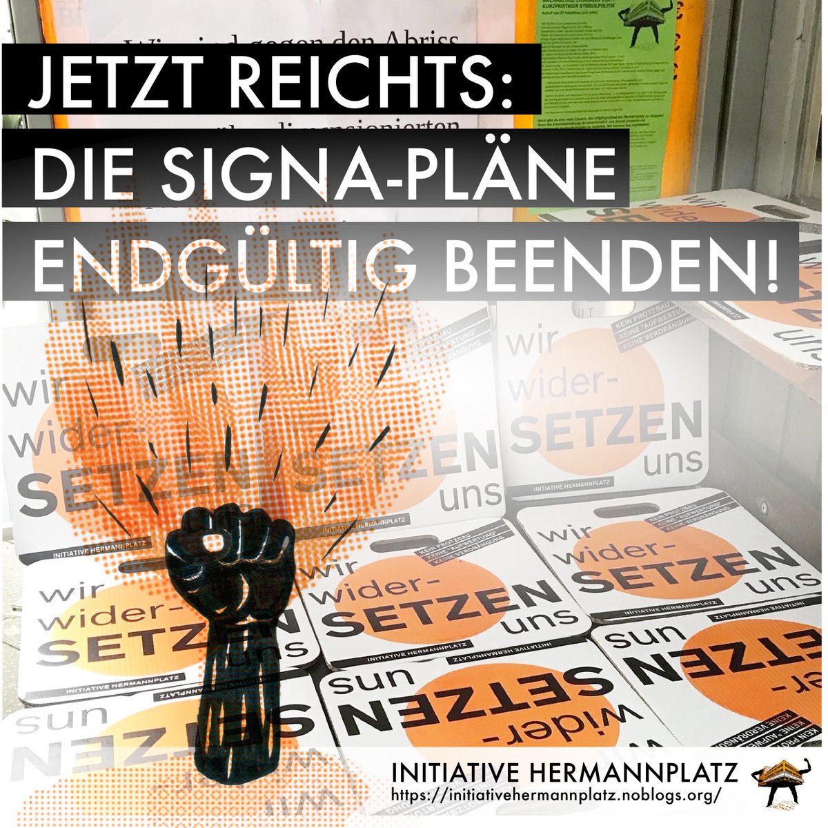 IniHermannplatz's tweet photo. Derzeit überschlagen sich die Ereignisse bei Signa in Berlin: der  Konzern hat massive finanzielle Probleme, unzählige Projekte sind nun  vorerst offiziell auf Eis gelegt, intern wird um Machtpositionen  gerungen,   René Benko ist schon mal ausgeschieden. https://t.co/cVPjie5C0g
