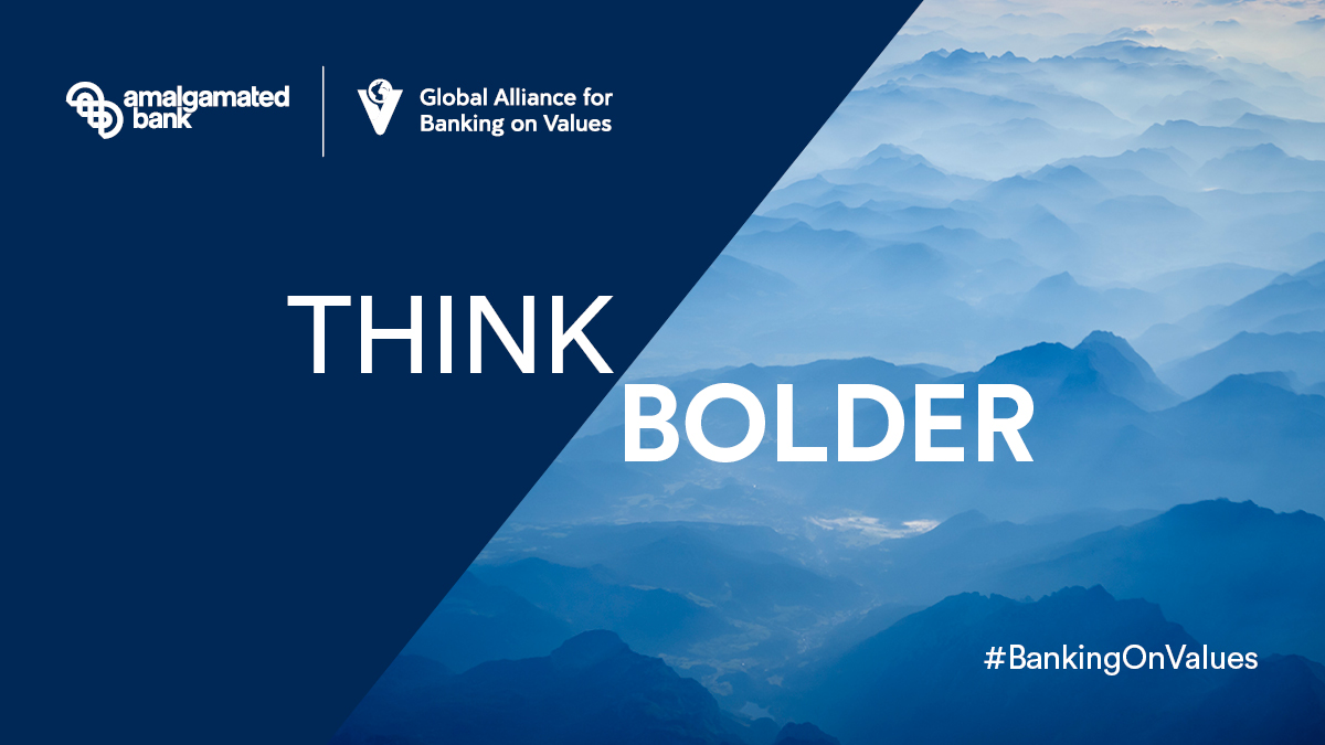 🌎💸 #BankingOnValues Day 2023 celebrates a bolder, better way to bank, and calls on the financial sector to transform its way of working to promote a sustainable and fair future. Banks must #ThinkBolder. We're a proud member of the GABV. @bankingonvalues