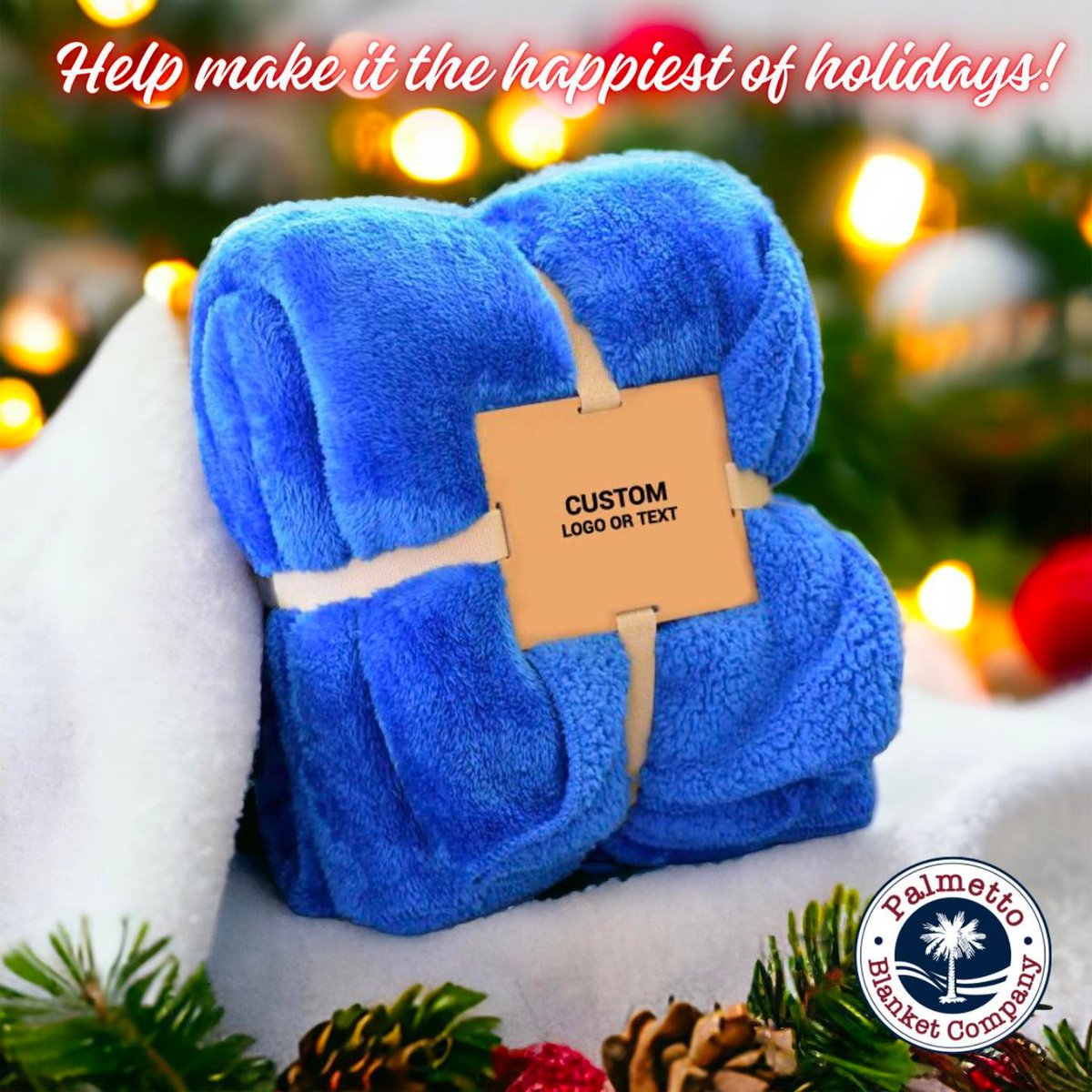 Great gifts are functional! They serve a purpose and with intentional and smart decoration they will be kept and used for years to come. 🎁Check out Palmetto Blankets by Pro Towels for an assortment of cozy products that are perfect for gifting! ☃️