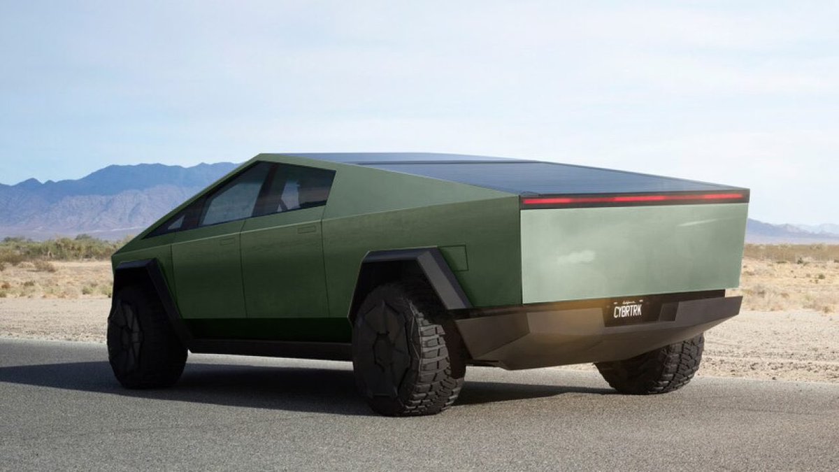 electric_is_key's tweet photo. Tesla announced on the 30th of November it will have a Cyber Truck Event! Are you ready for the next generation of vehicles? We will keep you posted with all the new features and details when more is released. #Tesla #EV #FSD #Cybertruck #mattblack #camo #TSLA #USA #elon_musk https://t.co/sowmA7Vn3C
