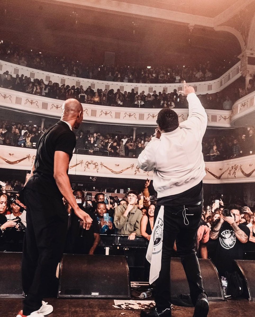 Diddy's tweet image. About last night! We had a ball! From London with LOVE 🖤🙏🏿💫⚡️✨ @officialgiggs