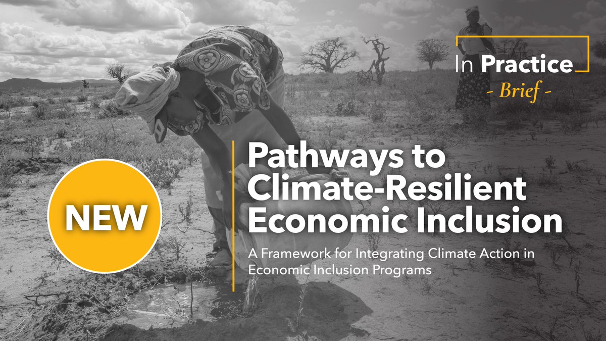 PEIglobal_org's tweet image. Are you working to drive a transformative shift toward #climate-resilient #EconomicInclusion? @peiglobal_org’s latest #InPractice brief has a few recommendations. 🙌🌍

Get your copy now: rb.gy/feil0a