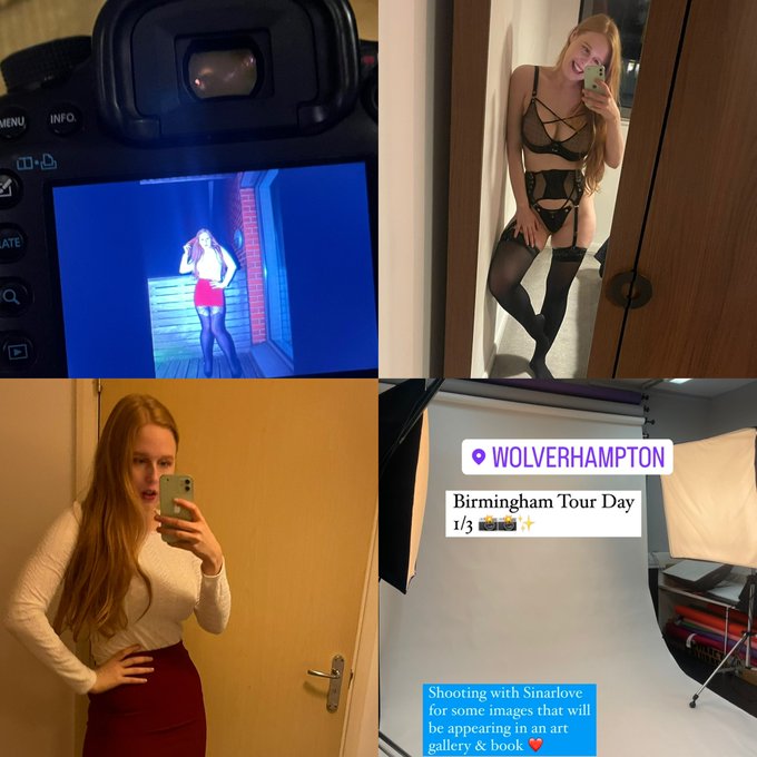 Highlights from my recent 3 day Birmingham modelling Tour ❤️📸✨  Back of the cams in this post by Happy