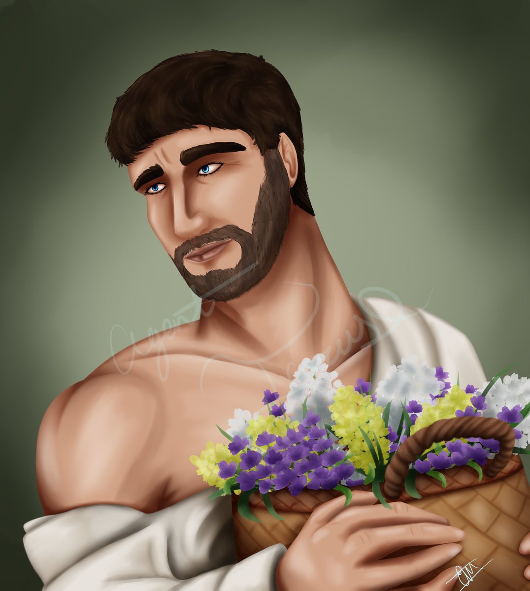 SageofFrigga's tweet photo. Just finished this commission!! Went above and beyond for sweet Hytham!
Character: Hytham (Assassin's Creed)
Commissioner: @Cimbaerly
Time taken: Unsure. Forgot to count.
Program Used: PaintTool SAI
#AssassinsCreed #FanArt #Hytham #Art #digitalArt #Painting #DigitalPainting https://t.co/RcGNnEU4vF