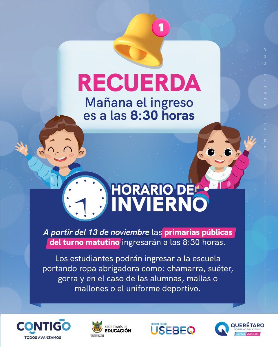 USEBEQOficial's tweet photo. Atención mamá y papá, información importante #FamiliaUSEBEQ #CONTIGO https://t.co/hkOWWA02wB